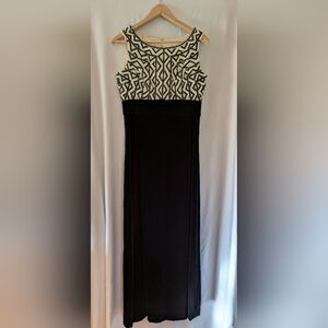 Vintage Couture Dynasty velvet beaded gown